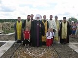 Митрополит Володимир звершив чин освячення наріжного камення для будівництва нового храму в селі Прибужани.